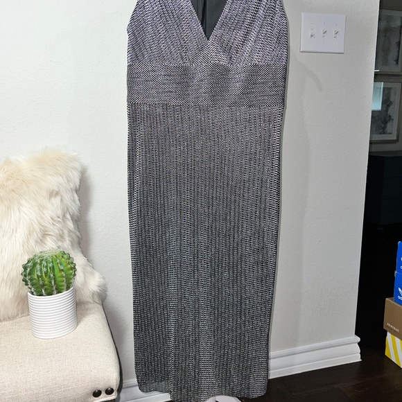 NWT Adrianna Papell Chainmail Sleeveless Sheath Dress - Picture 7 of 13